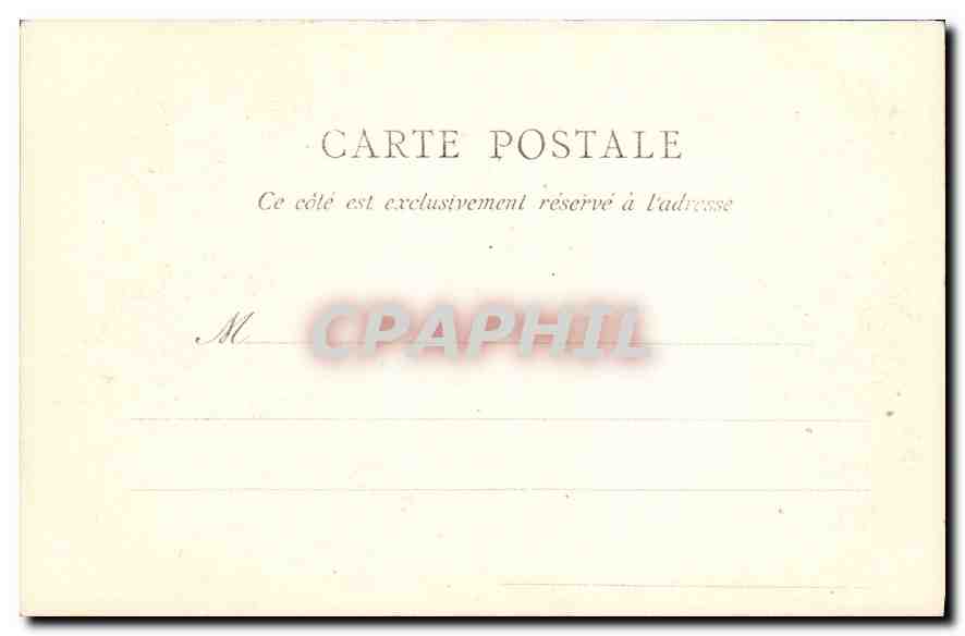 CPA Paris Montmartre le Calvaire  — Verso