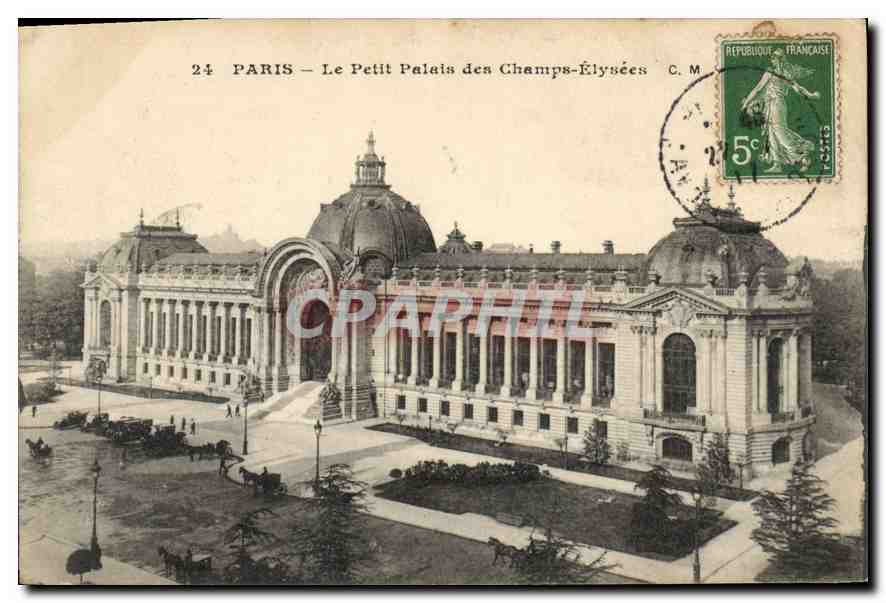 CPA Paris le Petit Palais des Champs Elysees 