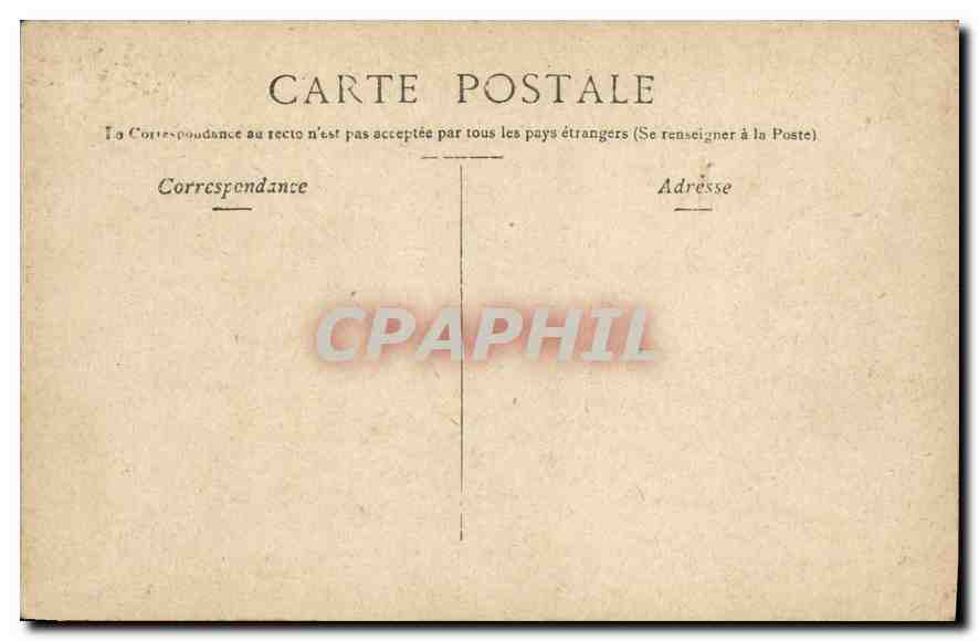 CPA Paris Avenue des Champs Elysees  — Rückseite