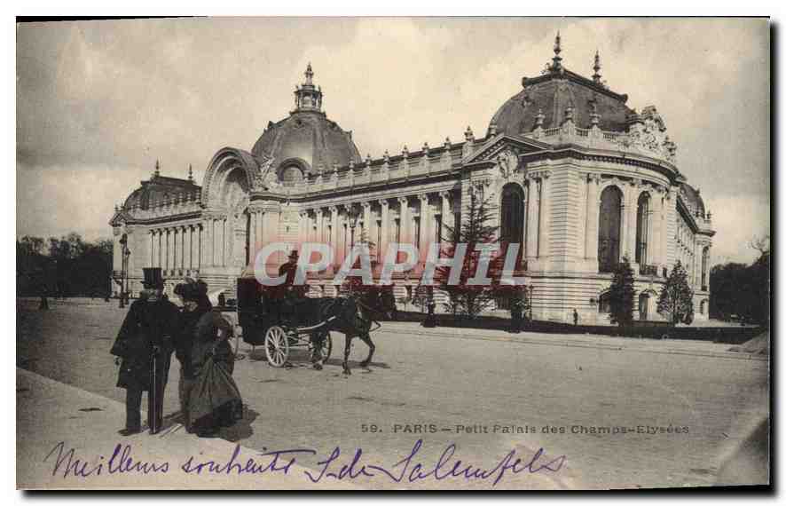 CPA Paris Petit Palais des Champs Elysees 