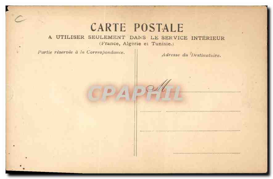 CPA Paris la Bastille Colonne de Juillet  — Rückseite