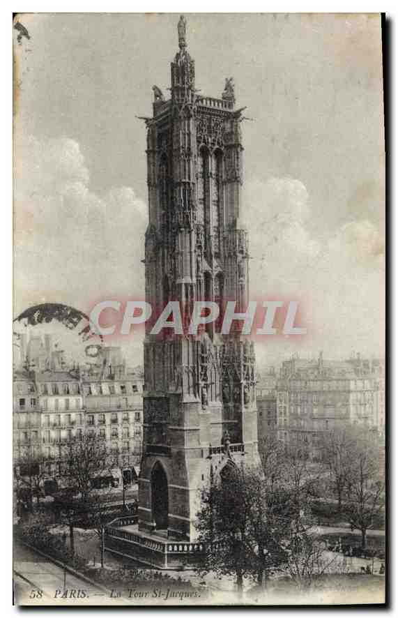 CPA Paris la Tour St Jacques 