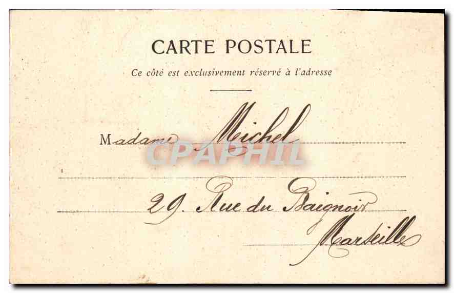 CPA Paris Consercatoire des Arts et Metiers  — Rückseite