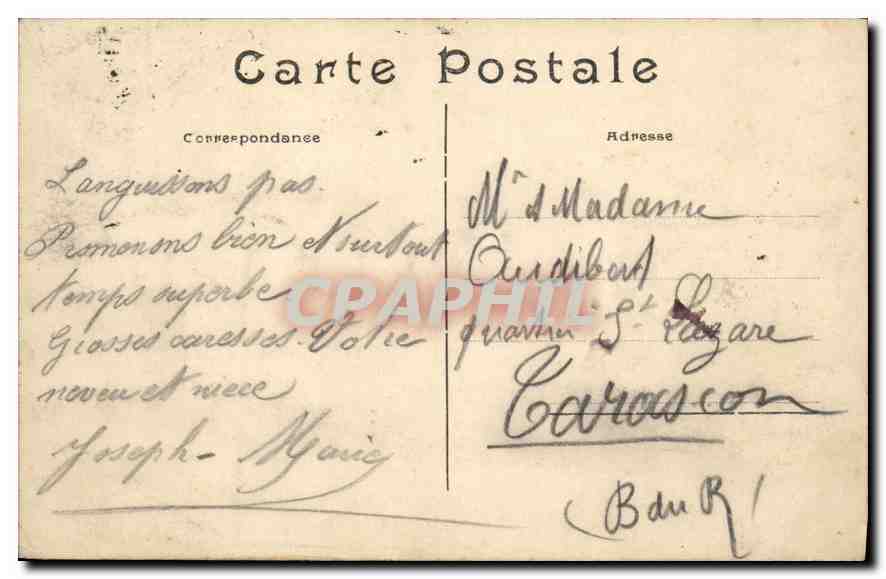 CPA Paris le Grand Palais  — Verso