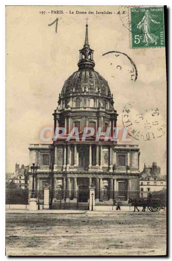 CPA Paris le Dome des Invalides 