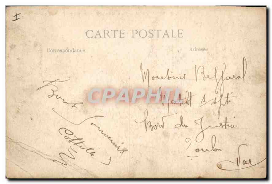 CPA Paris les Boulevards vus de la Madeleine  — Verso