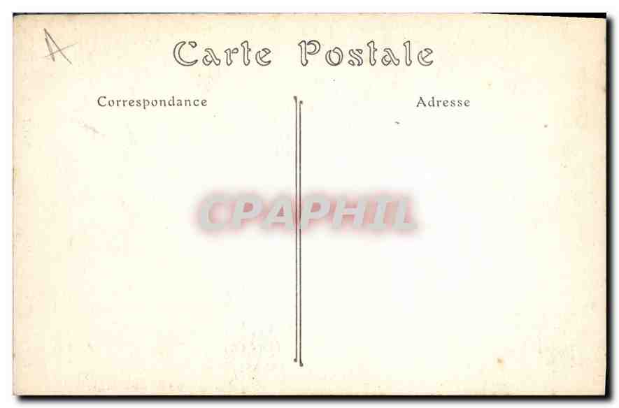 CPA Paris hotel Lauzun Balcon  — Rückseite