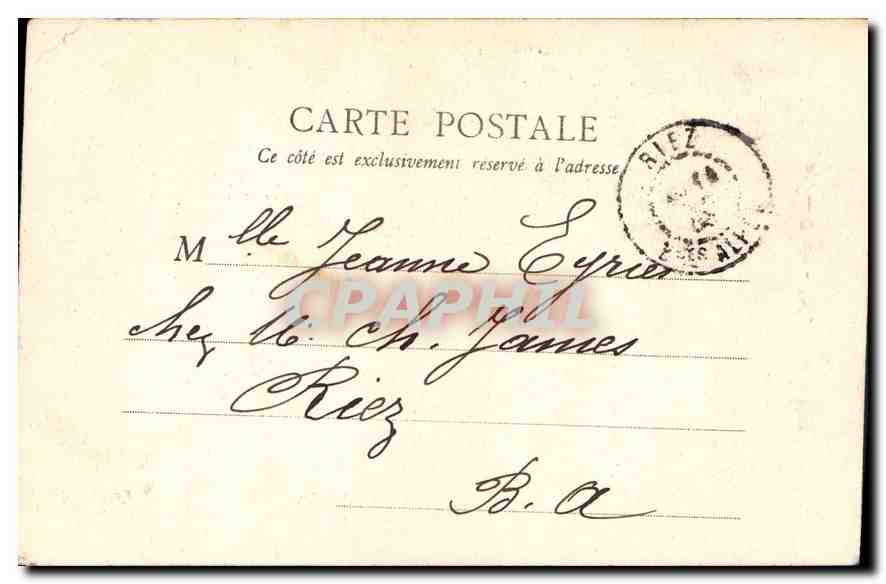 CPA Paris Eglise de la Trinite  — Rückseite