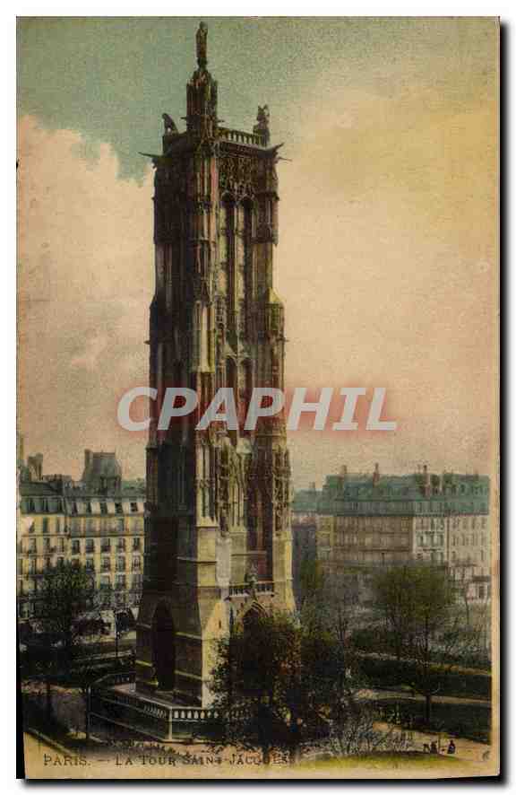 CPA Paris la Tour Saint Jacques 