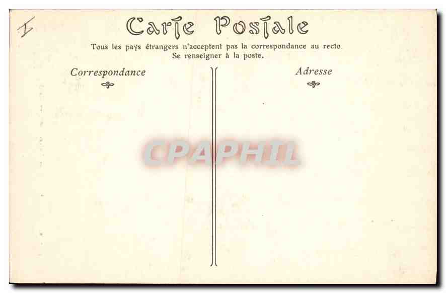 CPA Paris Notre Dame la Nef  — Verso