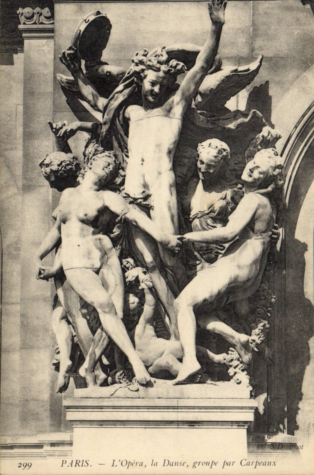 CPA Paris l'Opera la Danse groupe par Carpeaux 