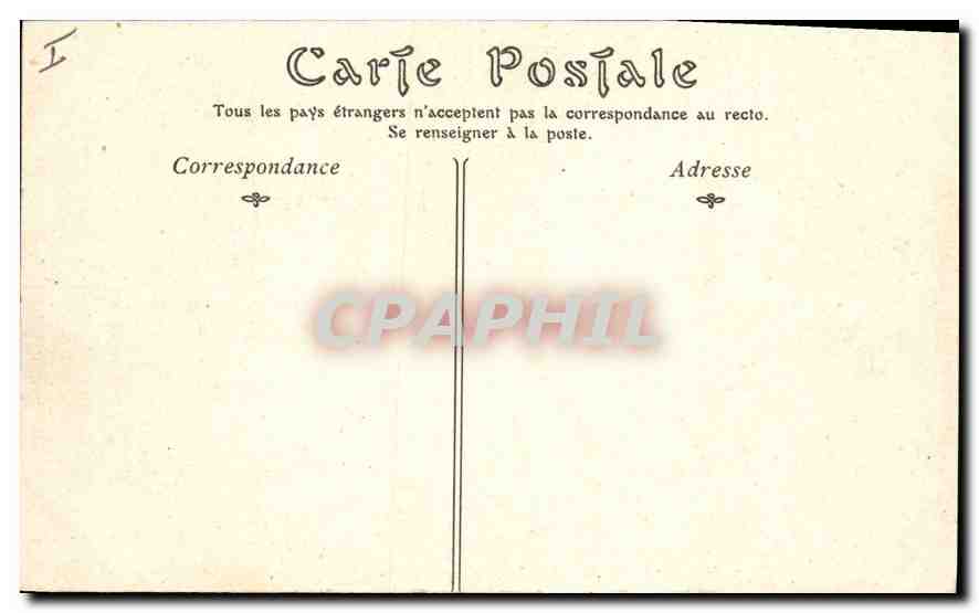 CPA Paris l'Arc de Triomphe du Carrousel  — Rückseite