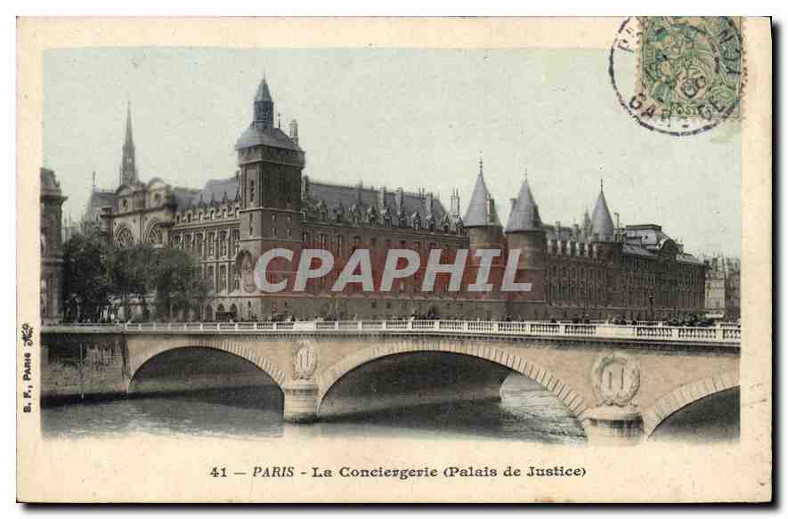 CPA Paris la Conciergerie Palais de Justice 