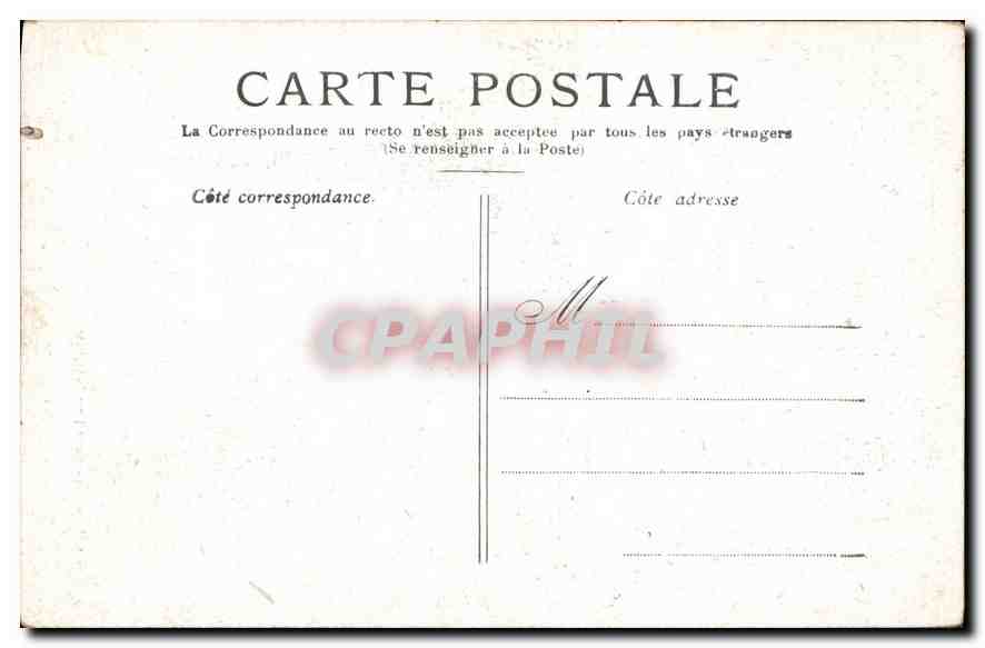 CPA Paris la Sainte Chapelle  — Rückseite