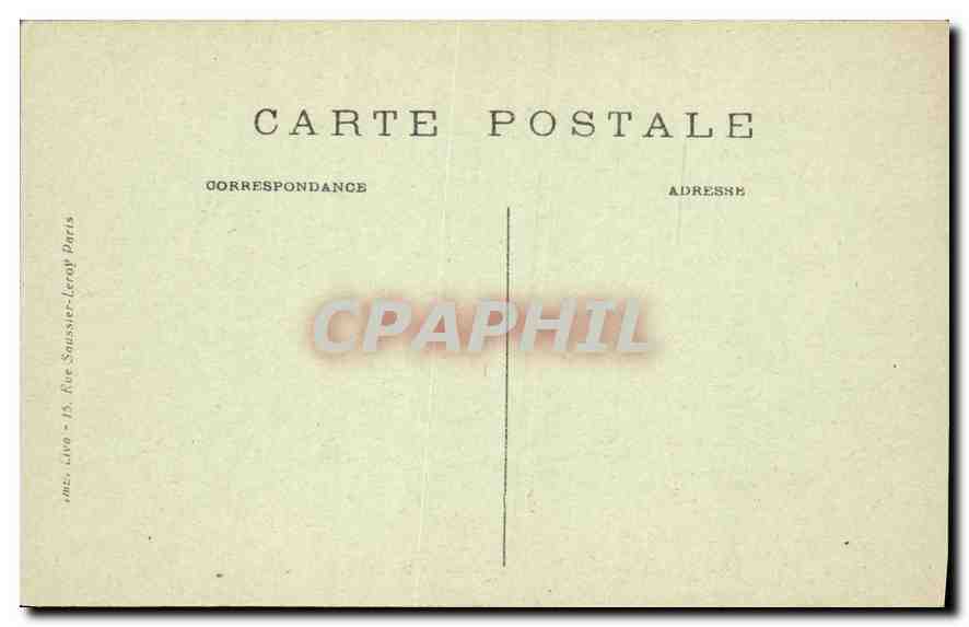 CPA Paris Eglise Saint Francois Xavier Transept et Maitre Autel  — Verso