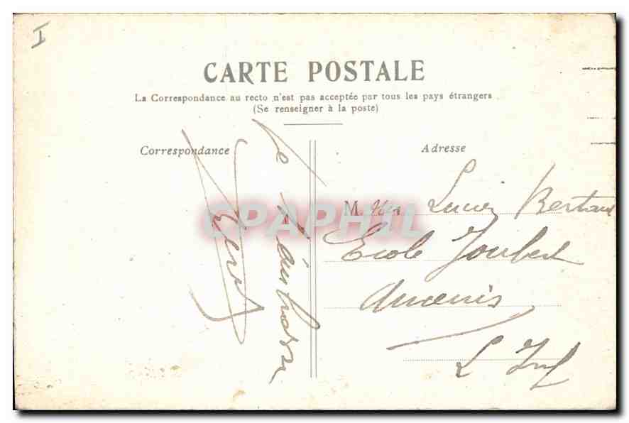 CPA Paris Place de la Bastille  — Rückseite