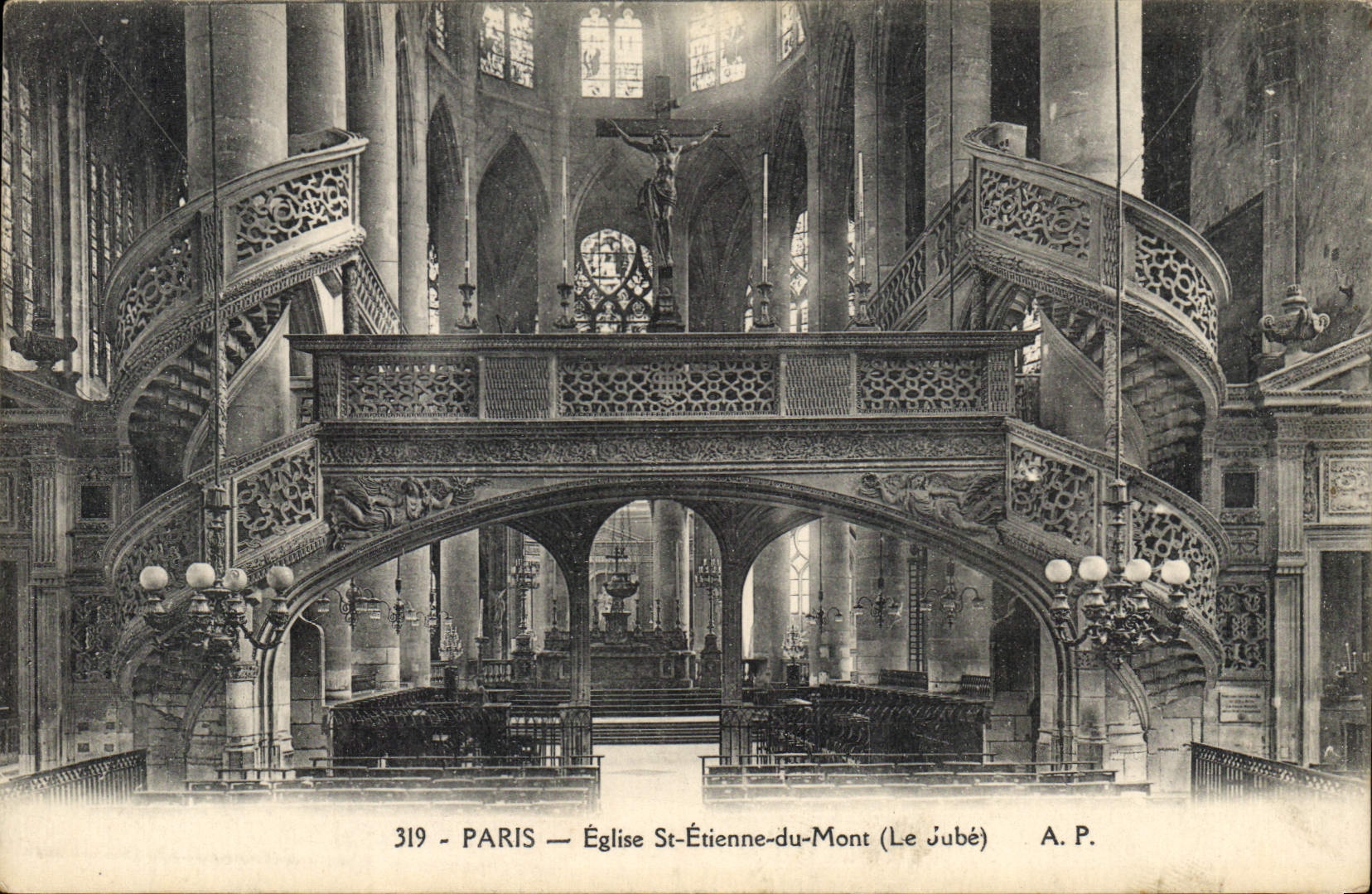 CPA Paris Eglise St Etienne du Mont le Jube 
