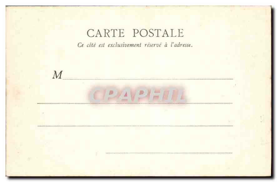 CPA Paris Bois de Boulogne Cascade et Grotte  — Verso