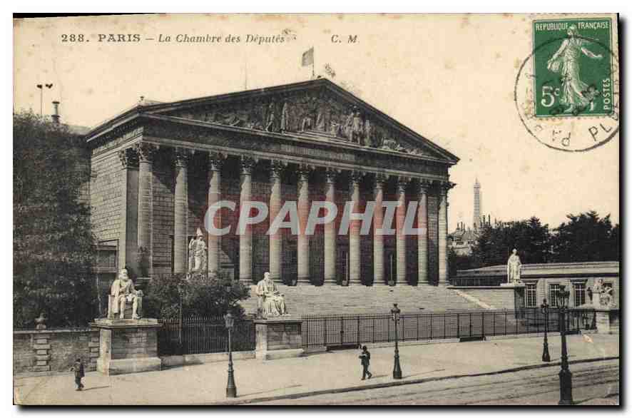CPA Paris la Chambre des Deputes 