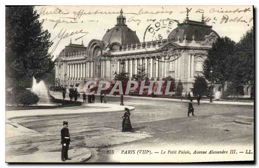 CPA Paris VIIIe le petit Palais Avenue Alexandre III 