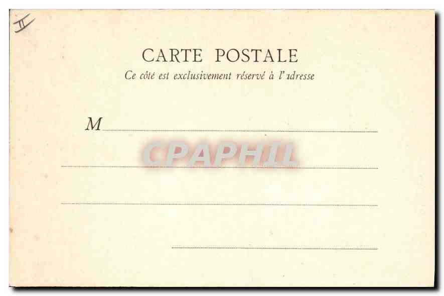 CPA Paris Palais Bourbon Chambre des Deputes  — Verso