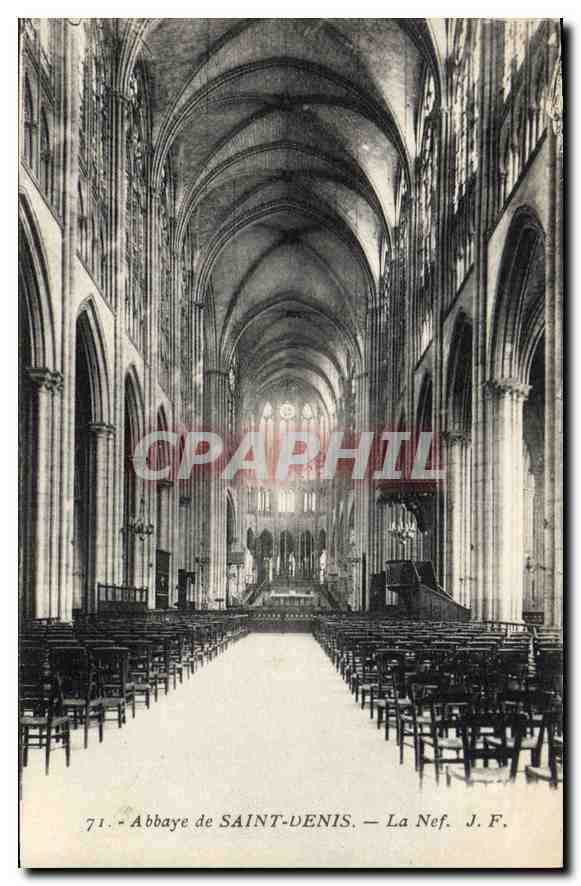 CPA Abbaye de Saint Denis la Nef 