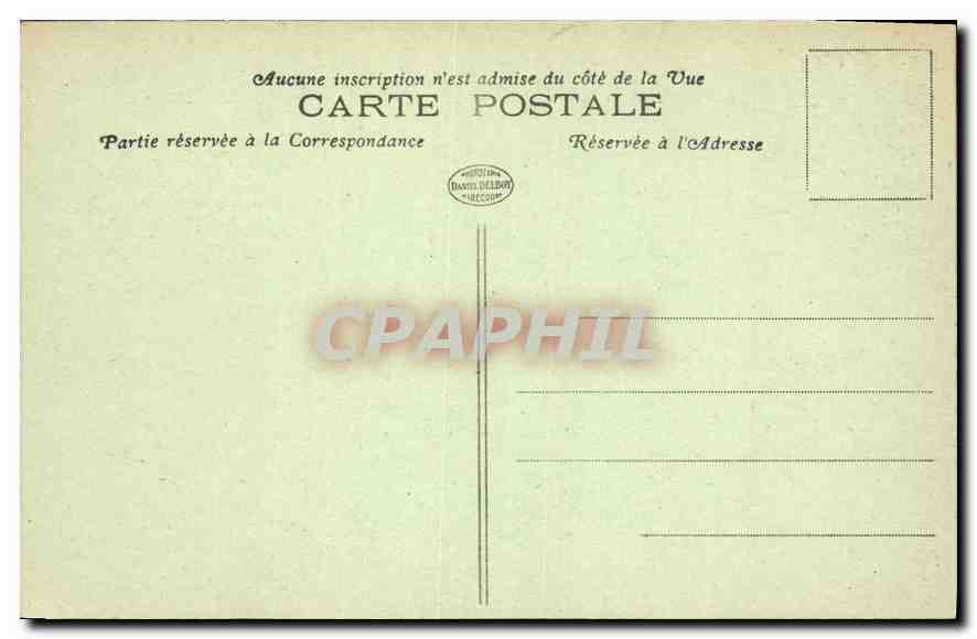 CPA Abbaye de Saint Denis la Nef  — Rückseite
