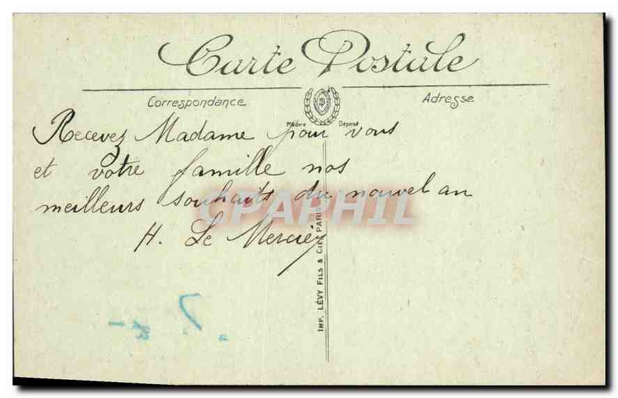 CPA Abbaye de Saint Denis le Tranept la Grand Rose  — Verso