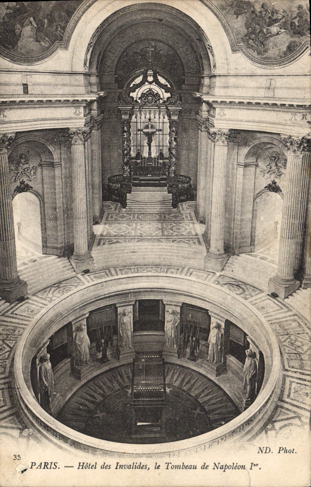 CPA Paris hotel des Invalides le tombeau de Napoleon Ier 