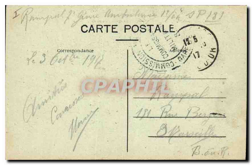 CPA Paris la Bourse Elevee de 1808 a 1827 par Brongniart et Labarre modifee en 1903  — Rückseite