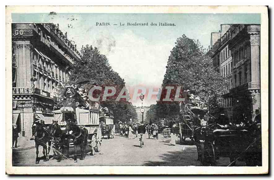 CPA Paris le Boulevard des Italins 