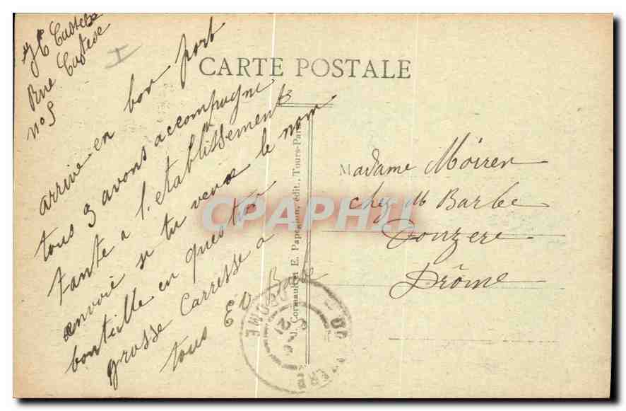 CPA Paris Notre Dame  — Rückseite
