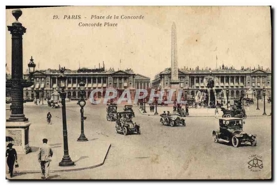 CPA Paris Place de la Concorde 