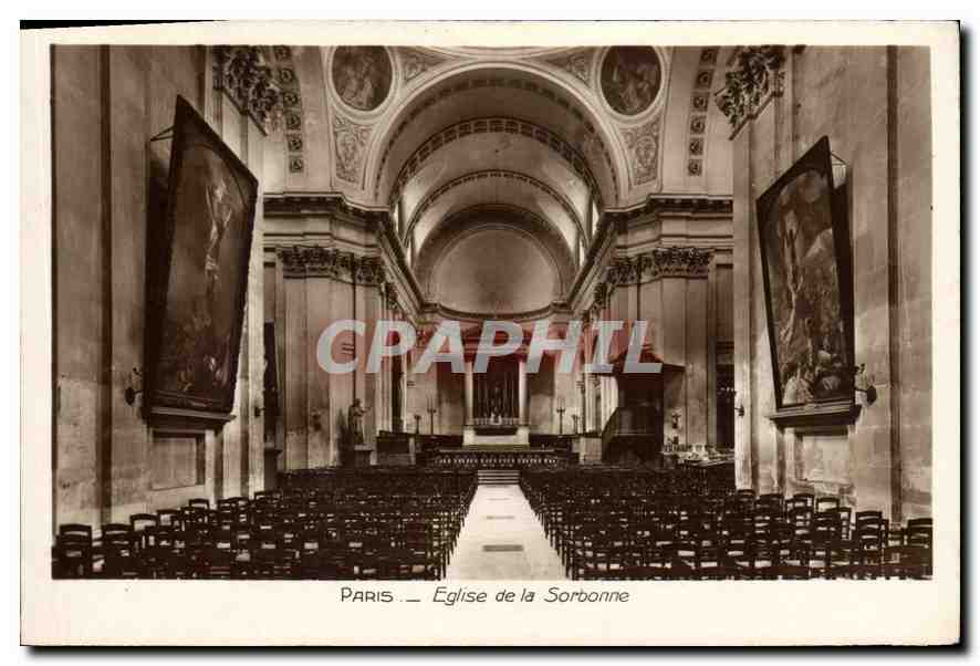 CPA Paris Eglise de la Sorbonne 