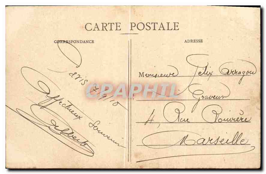CPA Paris Colonne Vendome fondue avec le bronze de 1200 canons pris a l'ennemi par Napoleon  — Rückseite
