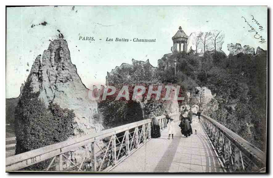 CPA Paris les Buttes Chaumont 