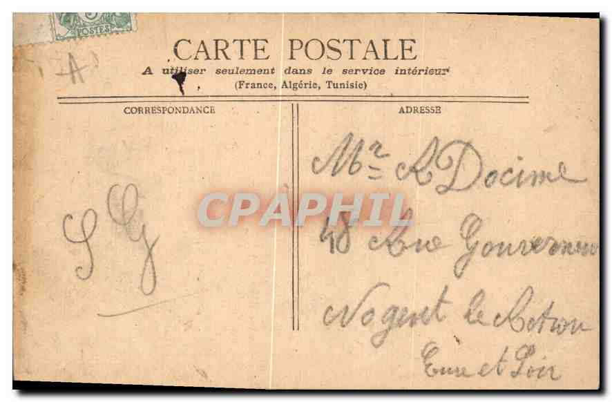 CPA Paris la Seine au Pont des Arts Bateaux Peniches — Rückseite