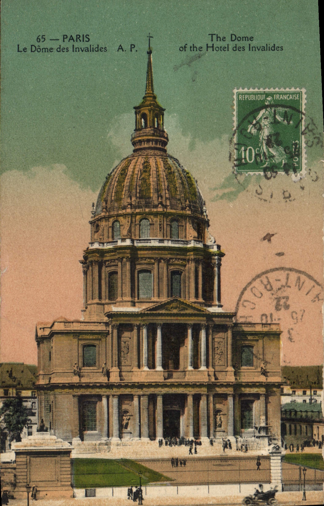 CPA Paris le Dome des Invalides 