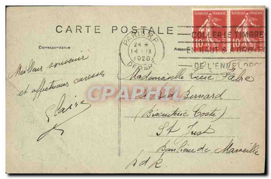 CPA Paris Bois de Boulogne Chateau de Bagatelle les Jardins et la Roseraie  — Verso