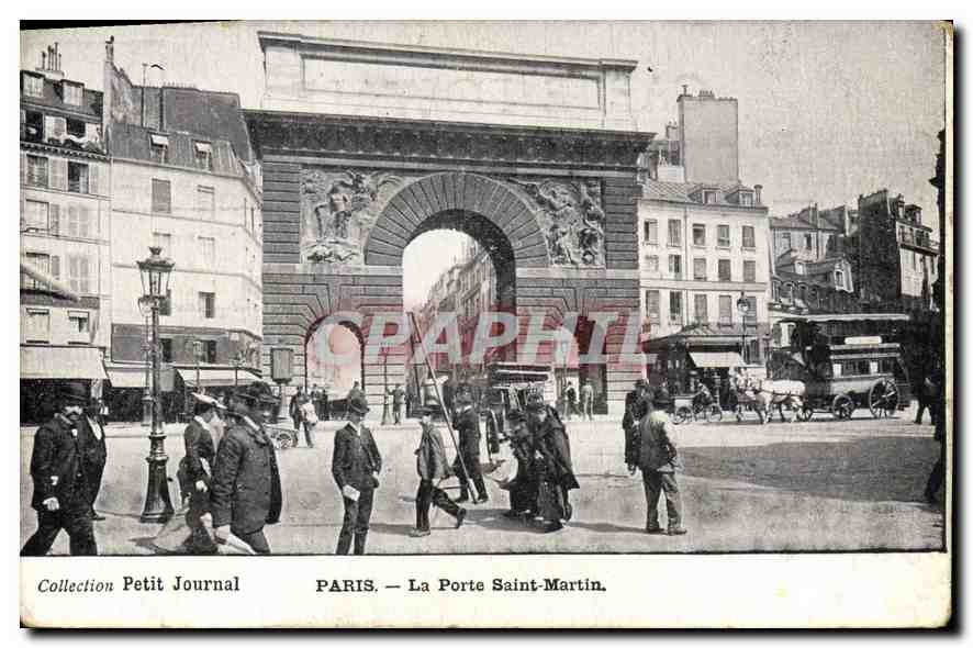 CPA Collection petit Journal Paris le Porte Saint Martin 