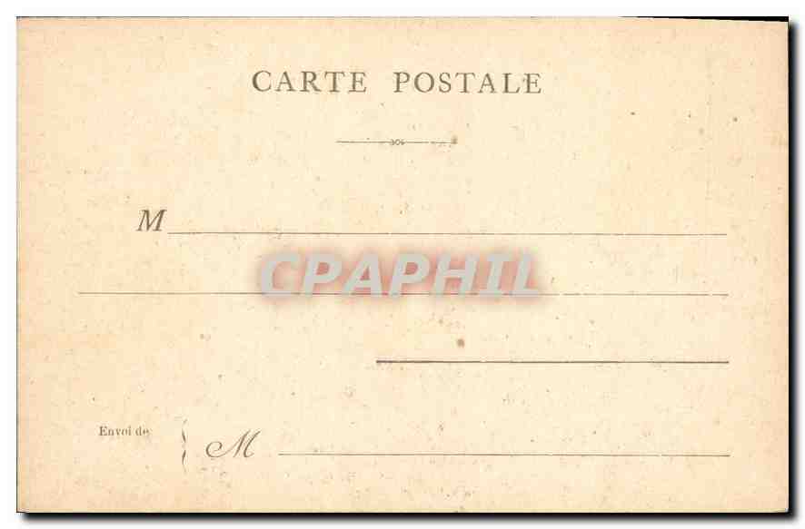 CPA Paris l'hotel de Ville  — Rückseite
