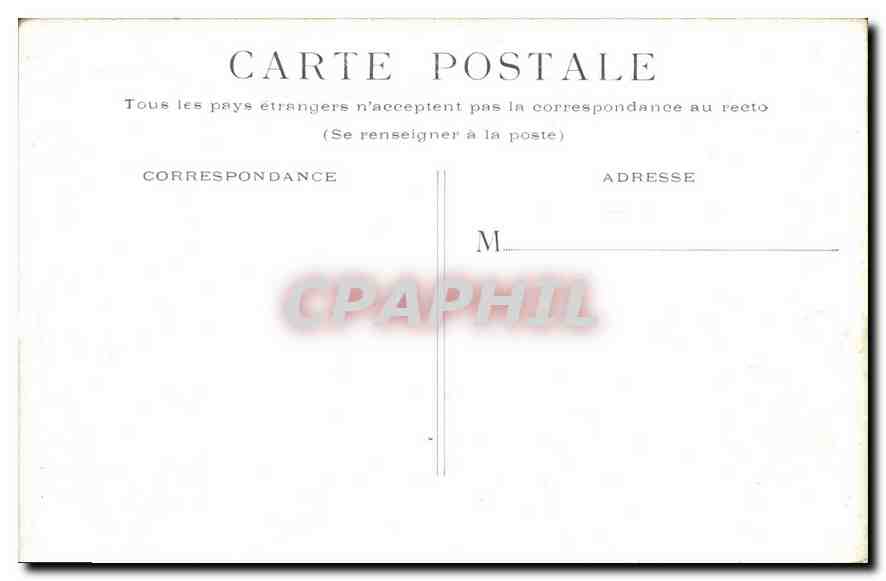 CPA Paris place de la Concorde  — Rückseite