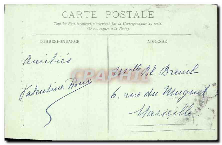 CPA Paris Notre Dame l'Abside et Fontaine de la Vierge  — Verso