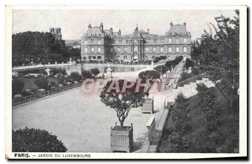 CPA Paris Jardin du Luxembourg 