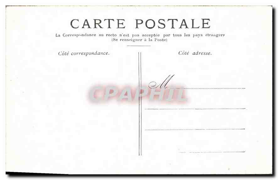 CPA Paris Jardin du Luxembourg  — Rückseite