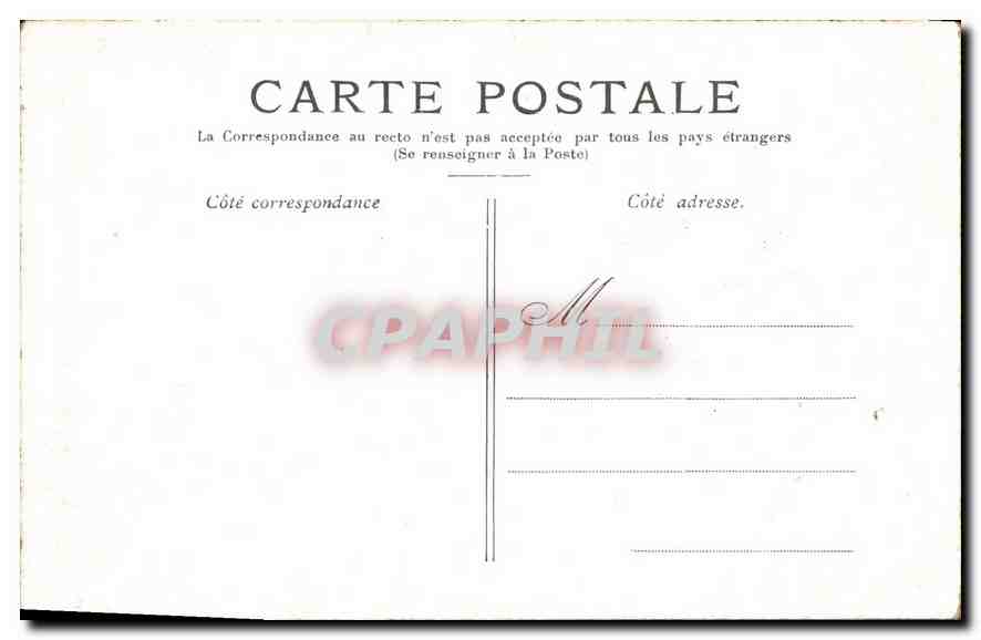 CPA Paris le Palais du Luxembourg  — Rückseite