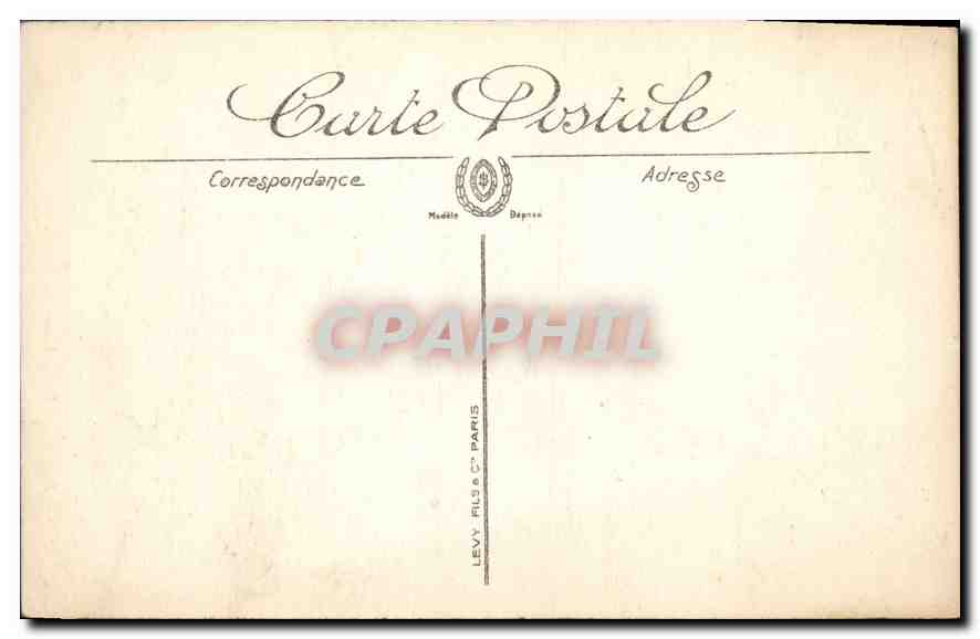 CPA Paris la Sorbonne  — Verso