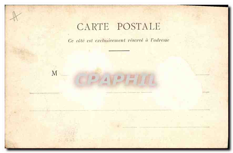 CPA Paris Les Buttes Chaumont Le Pont de Briques  — Rückseite