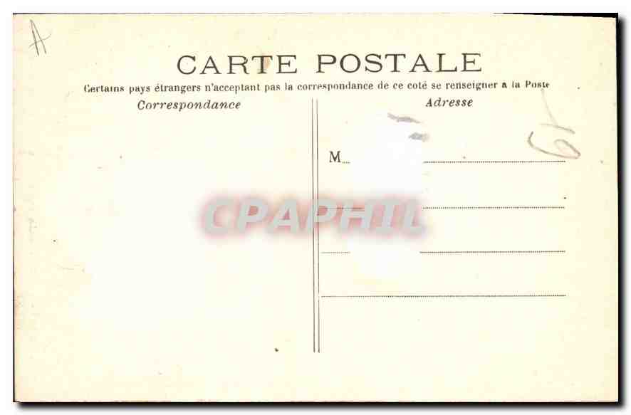 CPA Paris Les Buttes Chaumont une allee rustique  — Verso