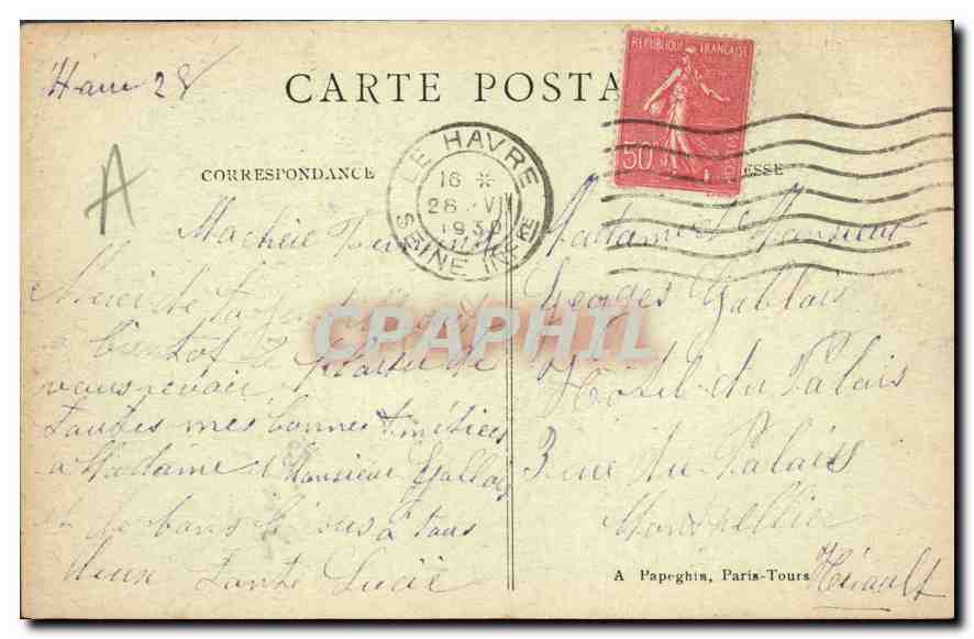 CPA Paris Parc des Buttes Chaumont le Pont de Brique  — Rückseite